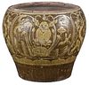 Monumental Chinese Brown Glaze Pot