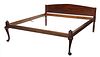 Queen Anne Style Mahogany Bedstead