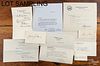 Group of signed letters and cards by politicians, to include two by Henry Cabot Lodge