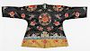Antique Chinese Silk Embroidered Robe