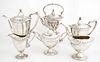 6 Piece Wallace Sheraton Style Sterling Silver Tea/Coffee Set