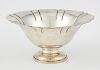 Sterling Silver Lobed Footed Bowl