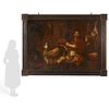 Large 16th/17th c. Italian Butcher Shop Painting
