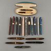 Group of 18 Sheaffer Fountain Pens & Pencil