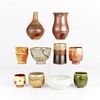 Group of 10 Studio Ceramic Pottery Vessels