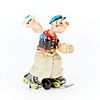 Marx Linemar Tin Wind-up Popeye Roller Skates Toy