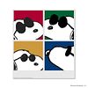 Peanuts, "Snoopy: Faces" Hand Numbered Limited Edition Fine Art Print with Certificate of Authenticity.