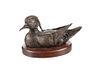 Ron Herron (Montana, 1943-2020) Wood Duck Bronze