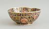 ENGLISH PORCELAIN PUNCH BOWL IN THE JAPAN PATTERN