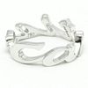 Cartier Signature Logo 18K White Gold Diamond Ring