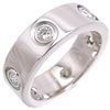 Cartier Diamond Love 18K White Gold Anniversary Ring