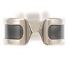 Cartier C2 Black Lacquer 18K White Gold Ring