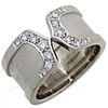 Cartier C2 Diamond White Gold Ring