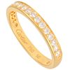 Cartier Diamond 18K Yellow Gold Eternity Ring