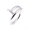 Cartier Just Ankle 18K White Gold Band Ring