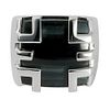 Cartier Kiss of the Dragon Tiger Eye 18K White Gold Ring