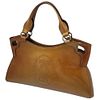 Cartier Marcello Enamel Leather Tote Bag