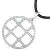 Cartier Pasha Grid Diamond 18K White Gold Necklace
