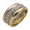 Cartier Love Me 18K Gold Tri-Color Ring