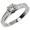 Cartier Solitaire Diamond Platinum Ring