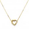 Cartier Trinity 18K Gold Tri-Color Heart Pendant Necklace