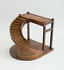 CONTINENTAL WALNUT MODEL OF A SPIRAL STAIRCASE