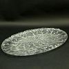 Lalique Oak Leaf Frosted Crystal Platter/Tray