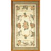 Chinese Embroidered Textile Panel