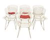 Set of Seven Harry Bertoia for Knoll Wire Dining Chairs
