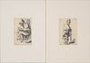 Francois Vivares, Two Prints After Rembrandt