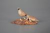 Miniature Valley Quail Family by Allen J. King (1878-1963)