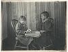 Three Photographs of Children Playing Cards.
