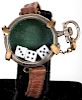 Dice Wrist Watch with Band.