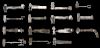 Collection of 15 “Wizard” Cuff-Fastener Holdouts.