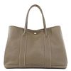 HERMES GARDEN PARTY PM LEATHER TOTE BAG