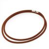 HERMES LONG LEATHER CHOKER NECKLACE