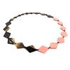 HERMES LACQUER WOOD BUFFALO HORN NECKLACE