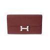 HERMES CONSTANCE LONG TO GO LEATHER CLUTCH BAG