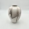 Raku Horsehair Vase by Shu-Chen Cheng