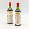 Chateau Cheval Blanc 1966, 2 demi bottles