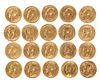 20 British Gold Sovereign Coins 