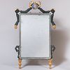 Italian Neoclassical Style Painted and Parcel-Gilt Mirror