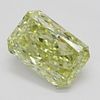 2.33 ct, Natural Fancy Greenish Yellow Even Color, VS1, Radiant cut Diamond (GIA Graded), Appraised Value: $70,300 