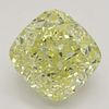 5.16 ct, Natural Fancy Yellow Even Color, VVS2, Cushion cut Diamond (GIA Graded), Appraised Value: $204,800 