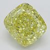 4.54 ct, Natural Fancy Intense Yellow Even Color, VS1, Cushion cut Diamond (GIA Graded), Appraised Value: $278,200 