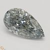 1.53 ct, Natural Fancy Gray-Blue Even Color, IF, Type IIb Pear cut Diamond (GIA Graded), Appraised Value: $1,315,700 
