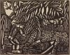 Raoul Dufy (French 1877-1953) woodcut