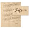 Thomas Jefferson Autograph Letter Signed with Free Frank on Monticello Lottery