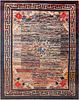Antique Mongolian Area Rug 11 ft 5 in x 9 ft 0 in (3.47 m x 2.74 m)