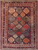 Antique Persian Yalameh Rug 10 ft 0 in x 7 ft 3 in (3.04 m x 2.2 m)